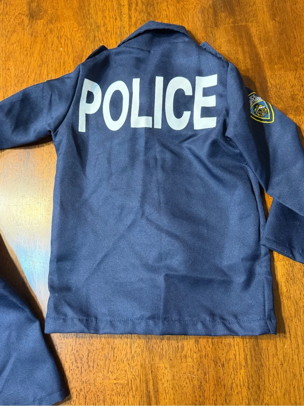 Kids Navy Blue Police Officer & Fire chief Costumes. Size 3-4.  Halloween.